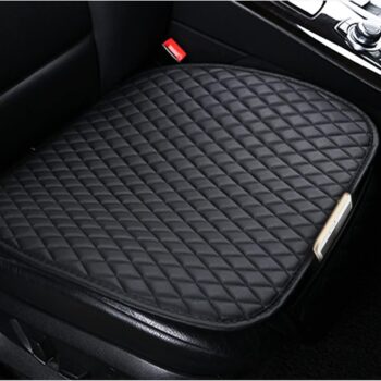 Leather Car Seat Cover with Cushioned Surface and Protective Finish