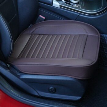 Leather Front Seat Cover with Full Waterproof Wraparound Design