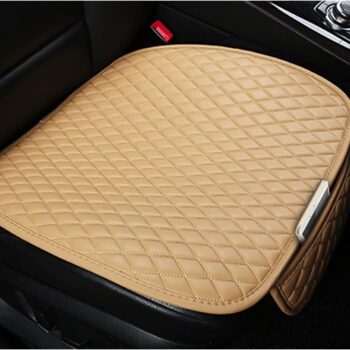 Leather Seat Cover with Soft Padding and Protective Construction