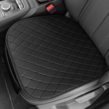 Nappa Leather Seat Cushion with Breathable Surface and Practical Storage