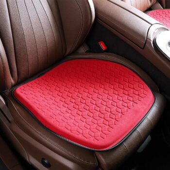 Gel Seat Cushion with Soft Suede Cover and Supportive Padding