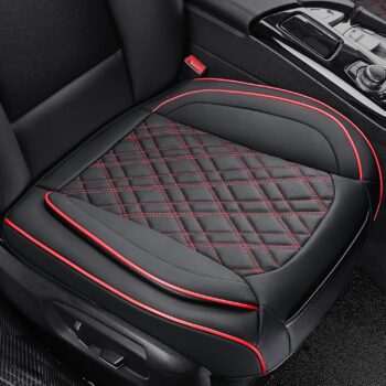 PU Leather Front Seat Cover with Practical Pocket and Secure Fit