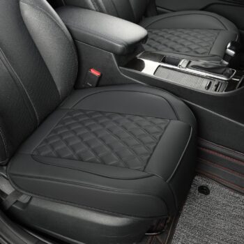 Leather Seat Cover with Water-Resistant Full Coverage Design